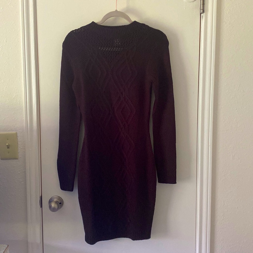 Black Venus Sweater Dress